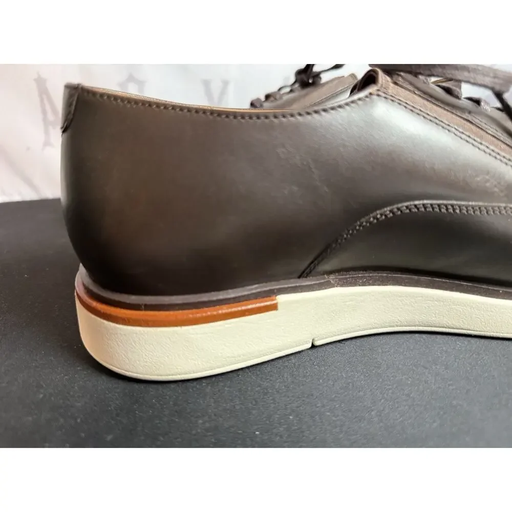Allen Edmonds Carson Slip-On Hybrid Oxfords Espresso Leather Men’s 9.5D